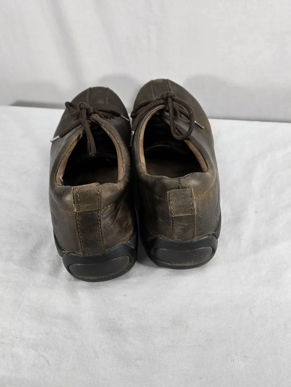 Dansko Walker Brown Leather Slip Resistant Oxford Shoes Mens Size 11.5 45 EU